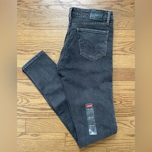 Levi’s 711 Skinny Black Jeans size 25